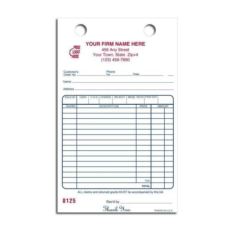 15814 - Cash Register Forms