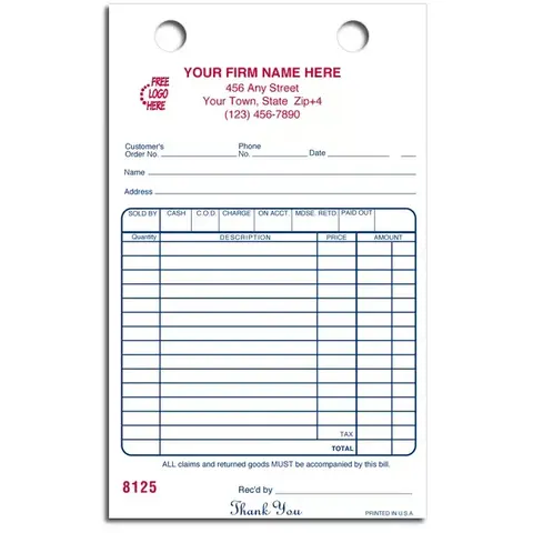 15814 - Cash Register Forms
