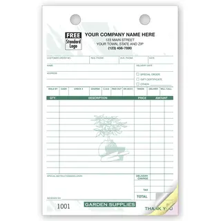 2519T - Garden Supplies Order Forms