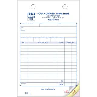 610SW - Order Forms with Special Text