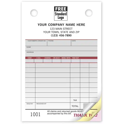 SP125 - Order Forms, Small - Spectra Collection