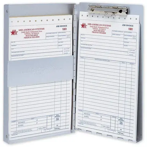 D902 - Aluminum Business Forms Holders