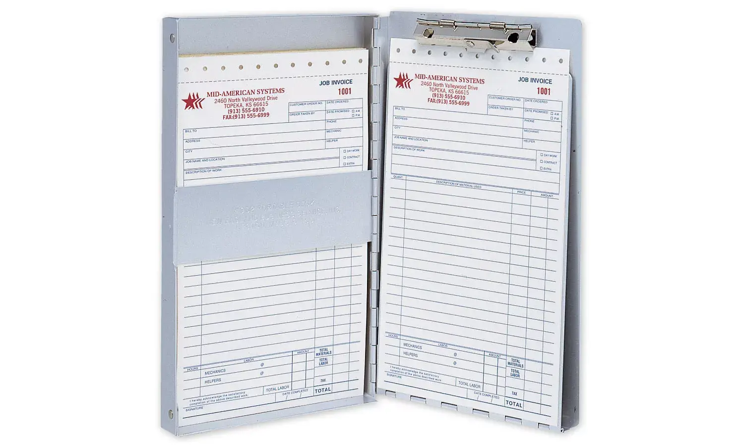 D902 - Aluminum Business Forms Holders