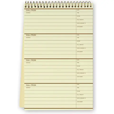 13 - Phone Calls Record Books
