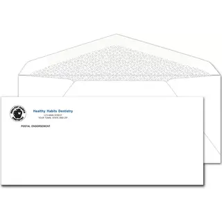 Business return envelope printing