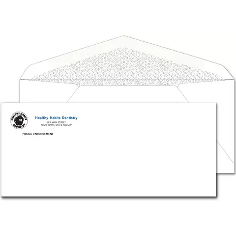 Business return envelope printing