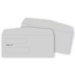 775 - Gray Confidential Check Envelopes