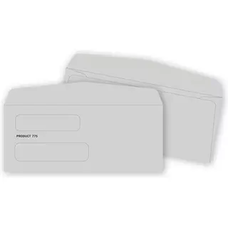 775 - Gray Confidential Check Envelopes