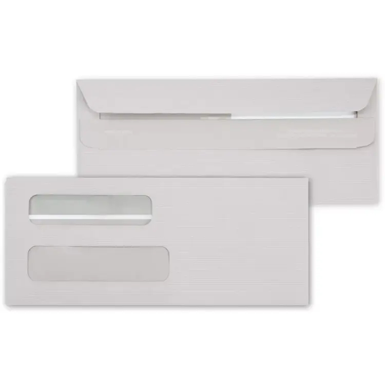 5027 - Self-Seal Check Envelopes - Gray