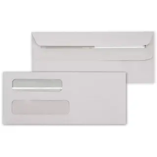 5027 - Self-Seal Check Envelopes - Gray