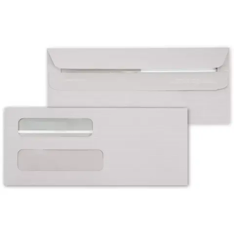 5027 - Self-Seal Check Envelopes - Gray