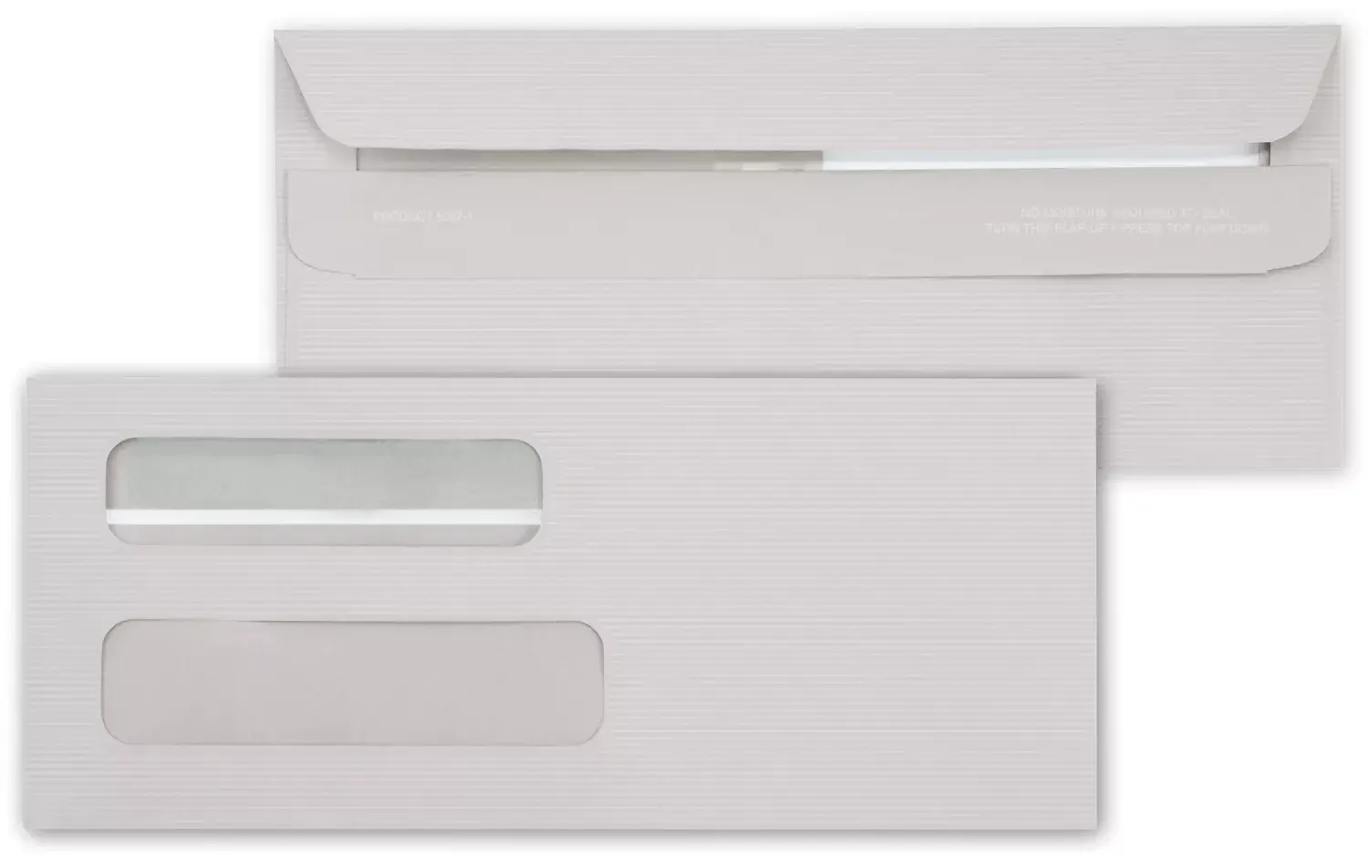 5027 - Self-Seal Check Envelopes - Gray