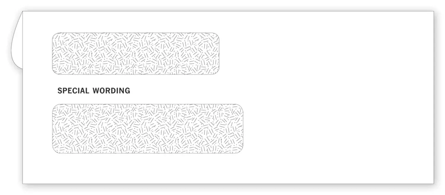 W775 - Confidential 2 Window Check Envelopes
