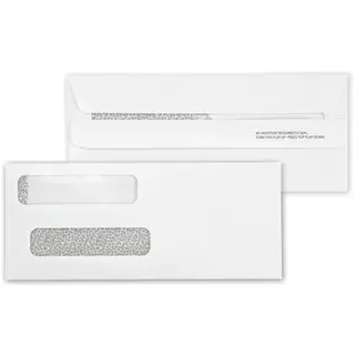 92534 - Double Window Self Seal Check Envelopes