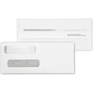 92534 - Double Window Self Seal Check Envelopes
