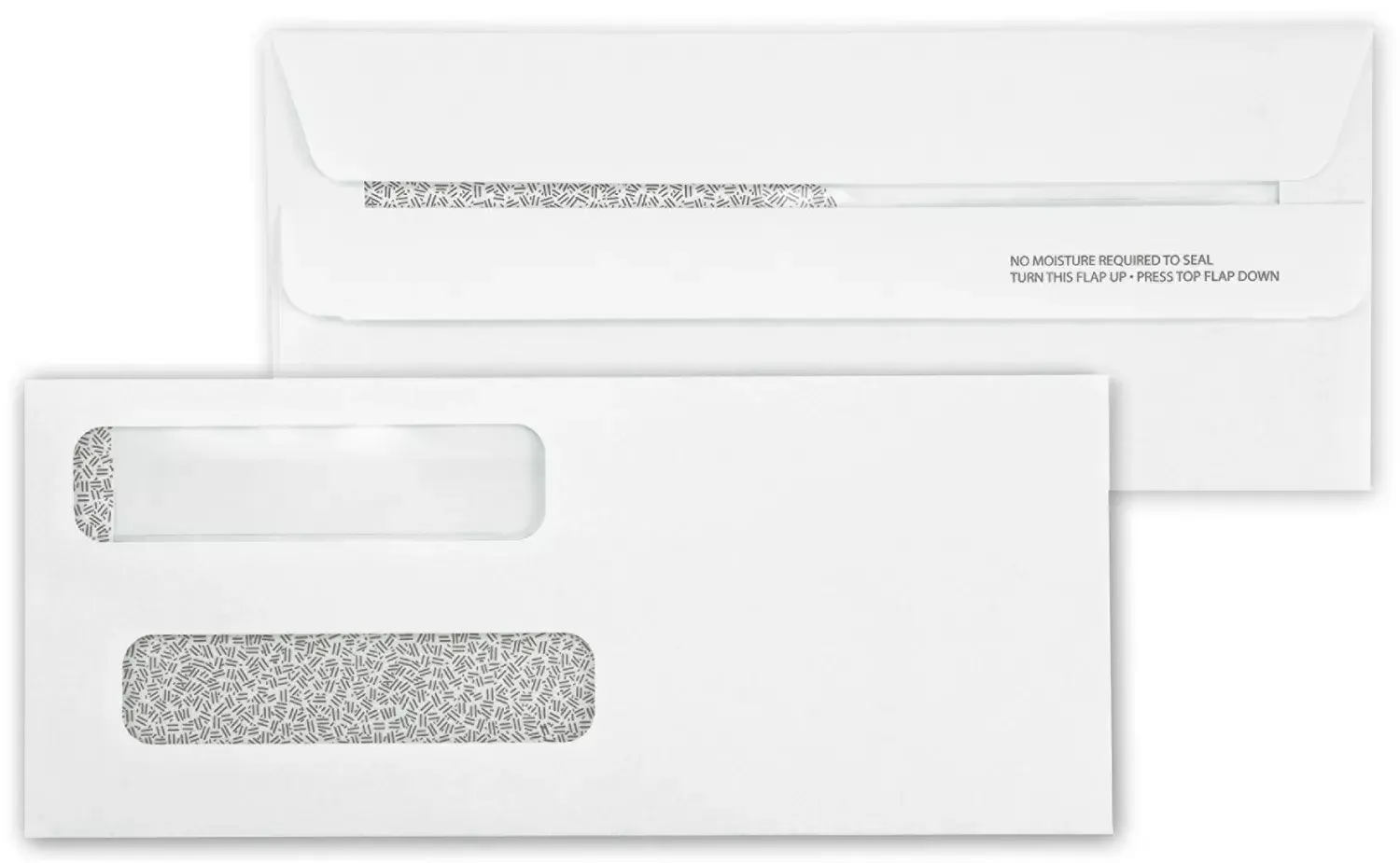 92534 - Double Window Self Seal Check Envelopes