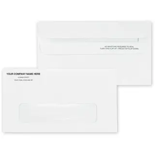 731 - Small Return Window Envelopes, Self-Seal