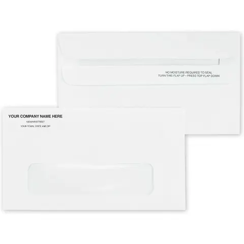 731 - Small Return Window Envelopes, Self-Seal