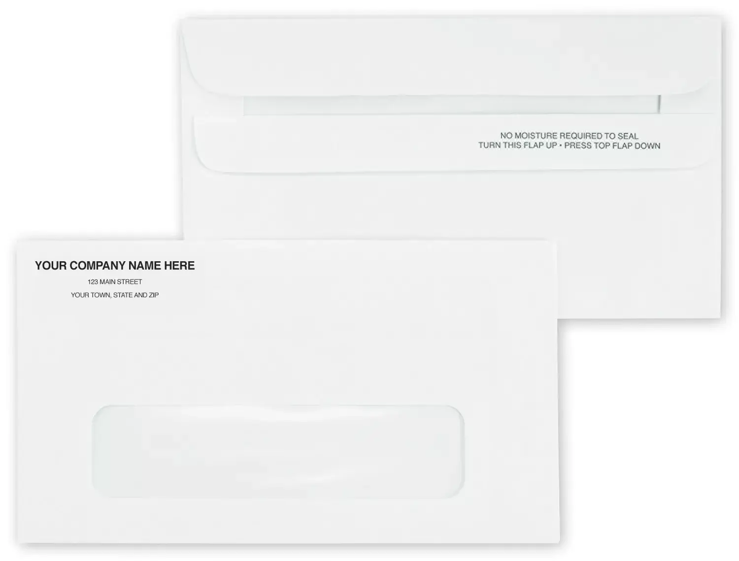 731 - Small Return Window Envelopes, Self-Seal