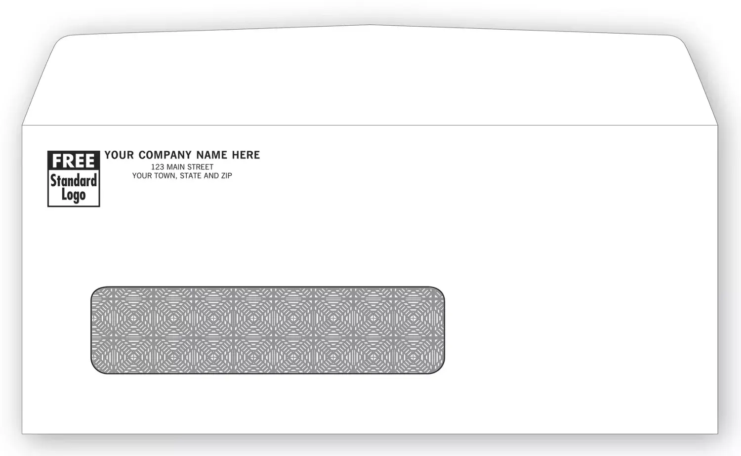 1 Window Confidential Envelopes