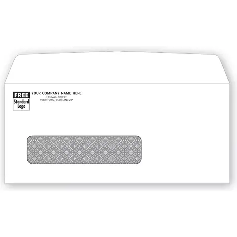 1 Window Confidential Envelopes