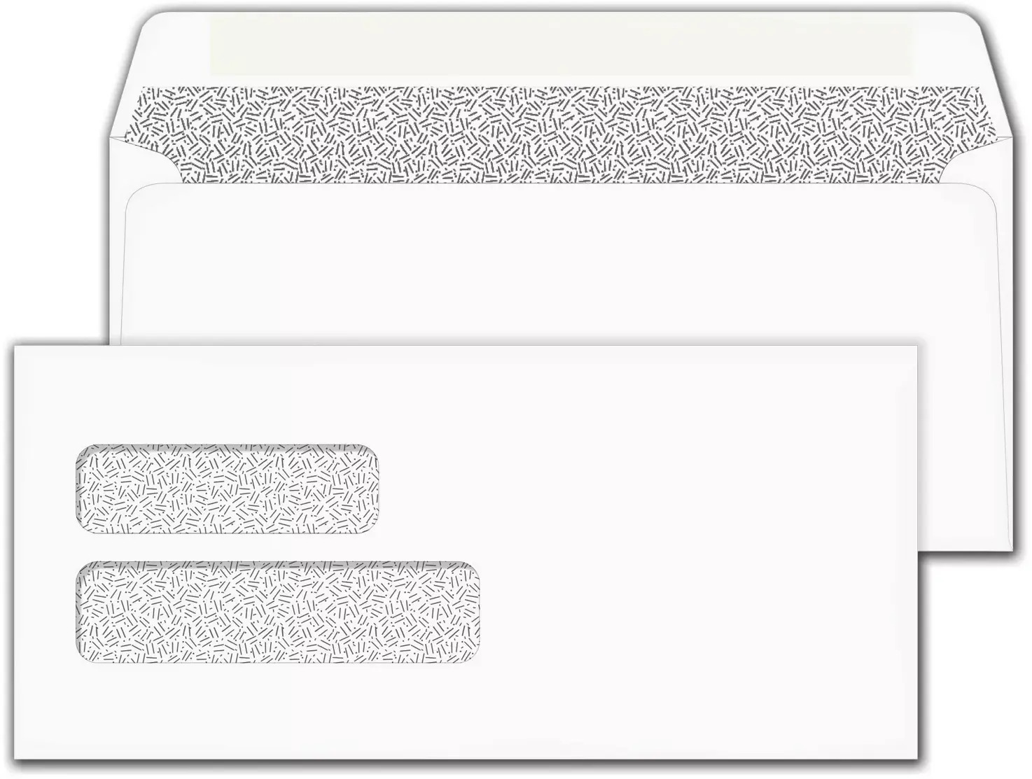 Double Window Confidential Self Seal Envelopes