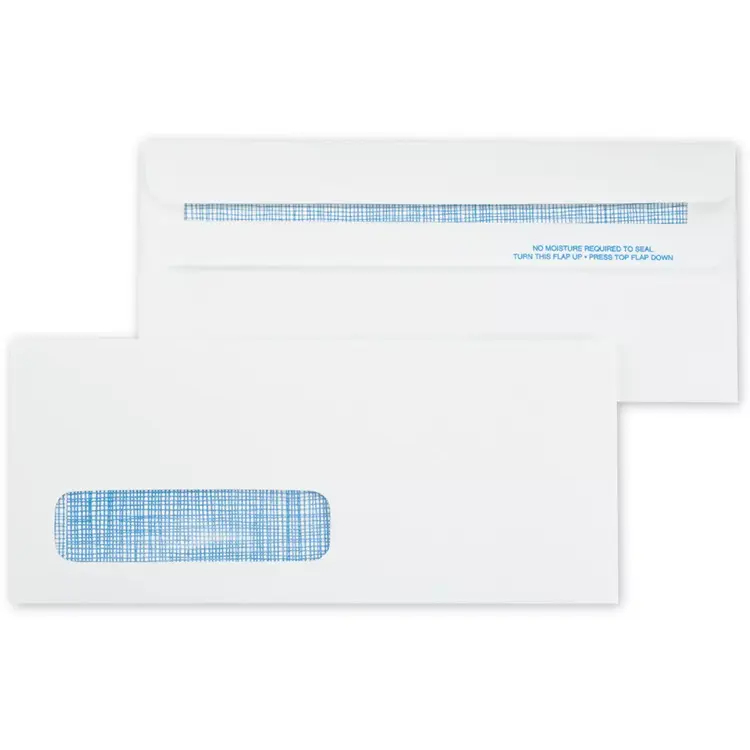 One Window Confidential Envelopes, Self Seal 