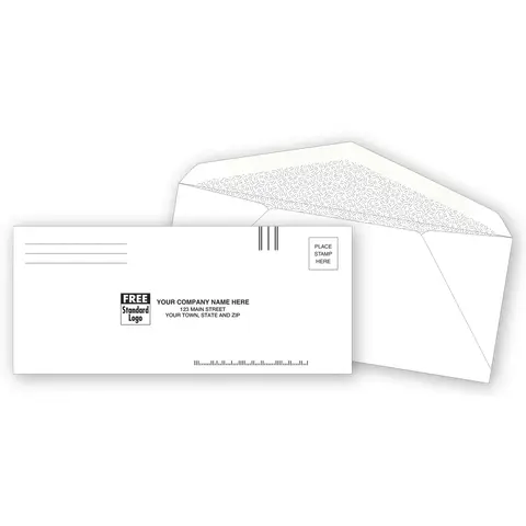 Confidential #9 Courtesy Reply Envelopes