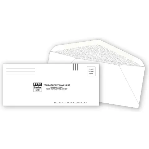Confidential #9 Courtesy Reply Envelopes