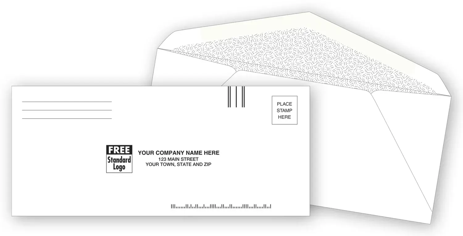 Confidential #9 Courtesy Reply Envelopes