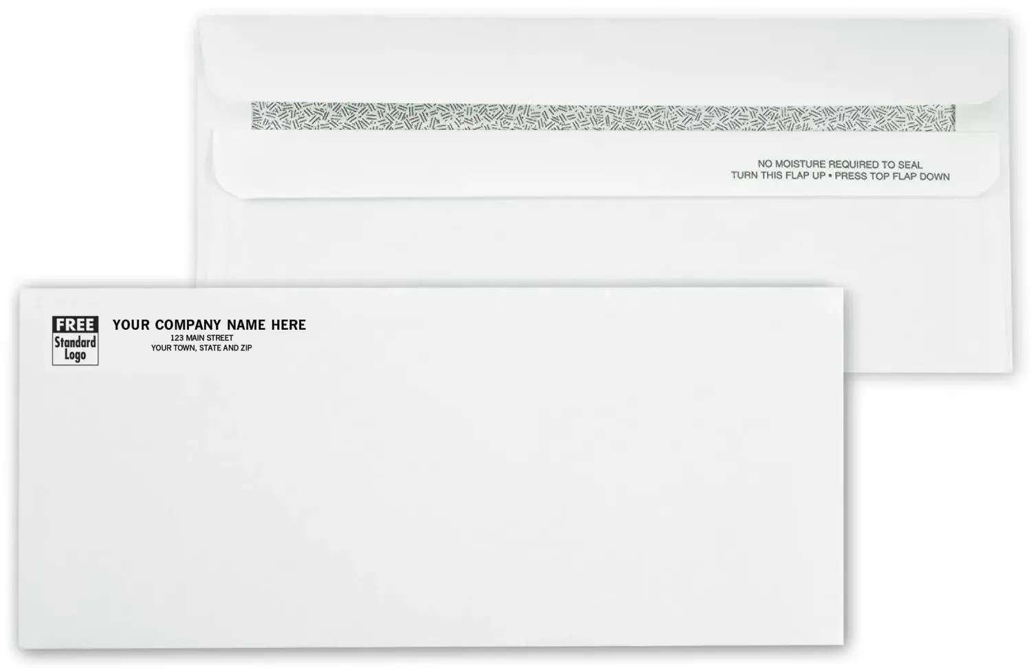 712 - Custom Printed Self-Seal Confidential #10 Envelopes
