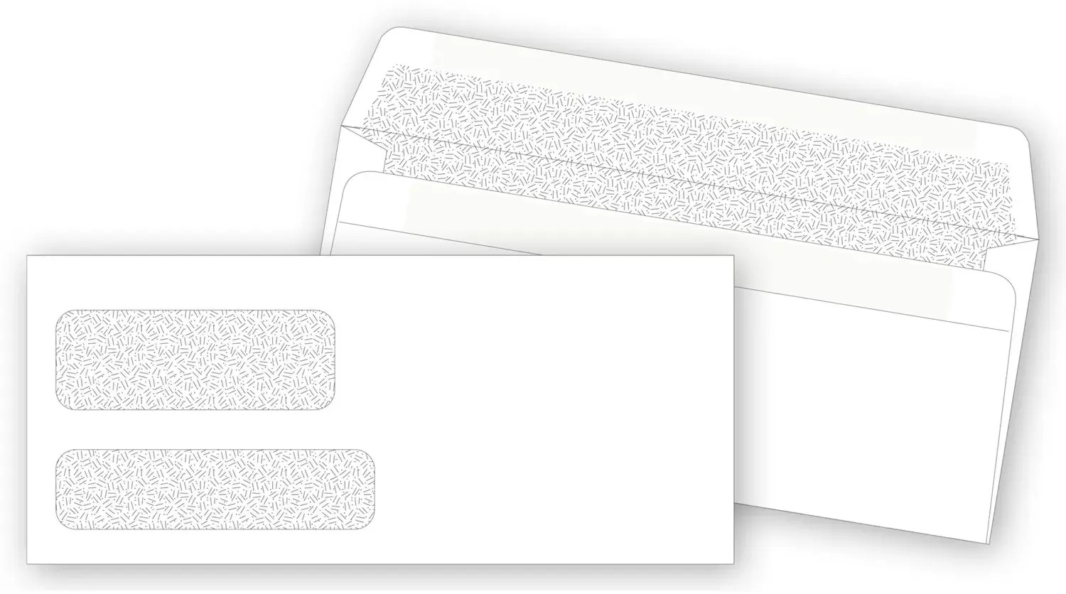 Double  Window Confidential Envelopes