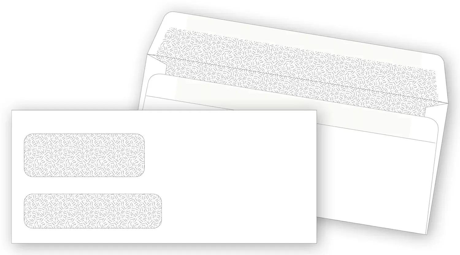 Double  Window Confidential Envelopes