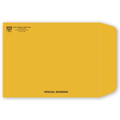 1013EK - Kraft Envelopes, Brown, Open End