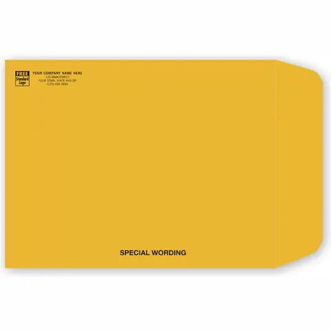 1013EK - Kraft Envelopes, Brown, Open End