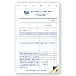 Rental Agreements - Carbon Copy