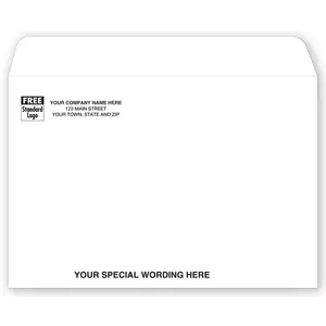 69SW - White Mailing Envelopes - Open Top