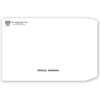 912EW - White Mailing Business Envelopes - Open End