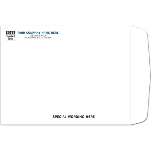 793 - Custom Printed White Mailing Envelopes