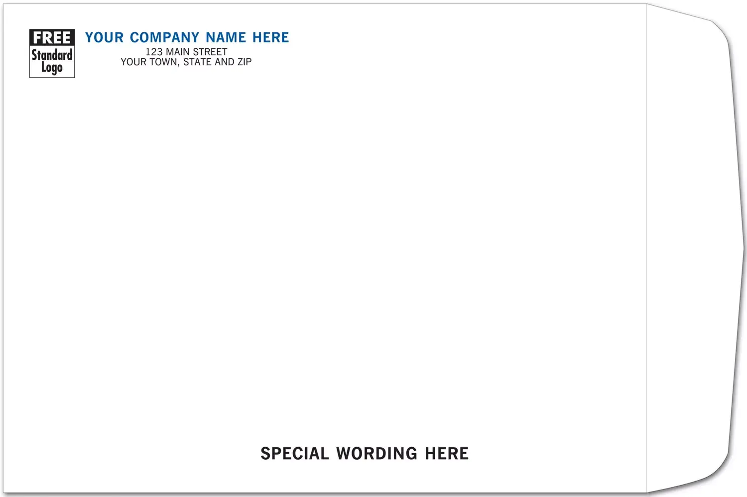793 - Custom Printed White Mailing Envelopes