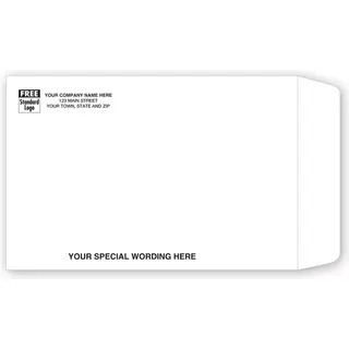 69EW - White Business Mailing Envelopes - Open End