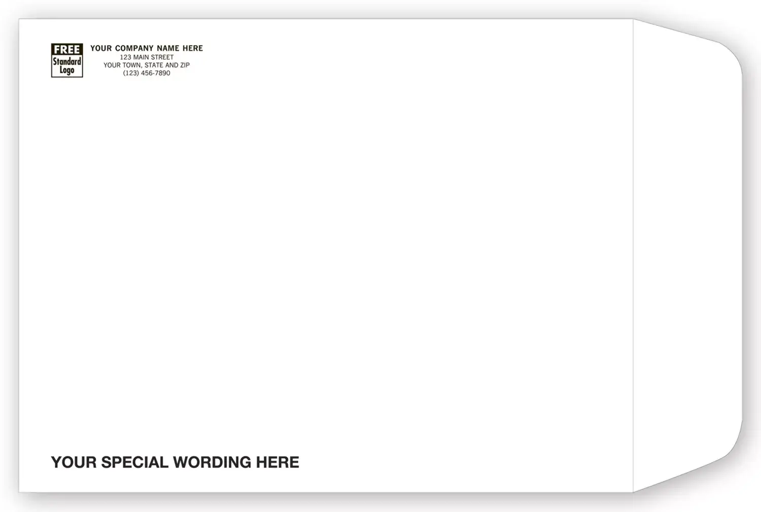 1013EW - 10" x 13" White Mailing Envelopes, Open End