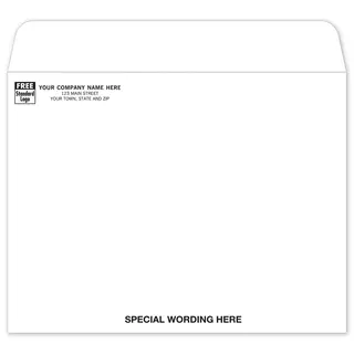 1013SW - 10" x 13" White Business Mailing Envelopes, Open Top