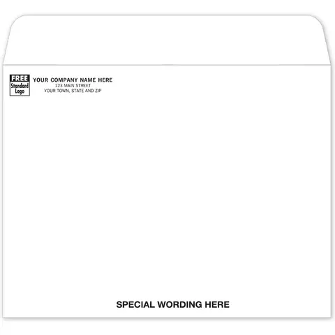 1013SW - 10" x 13" White Business Mailing Envelopes, Open Top