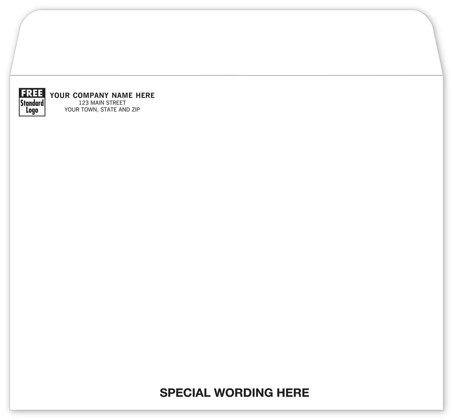 1013SW - 10" x 13" White Business Mailing Envelopes, Open Top