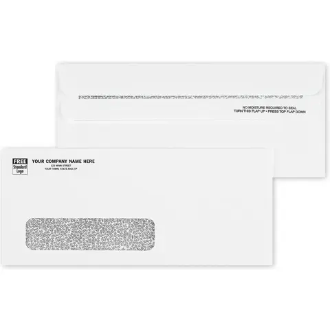 713 - Custom Self-Seal Confidential #10 Window Envelopes