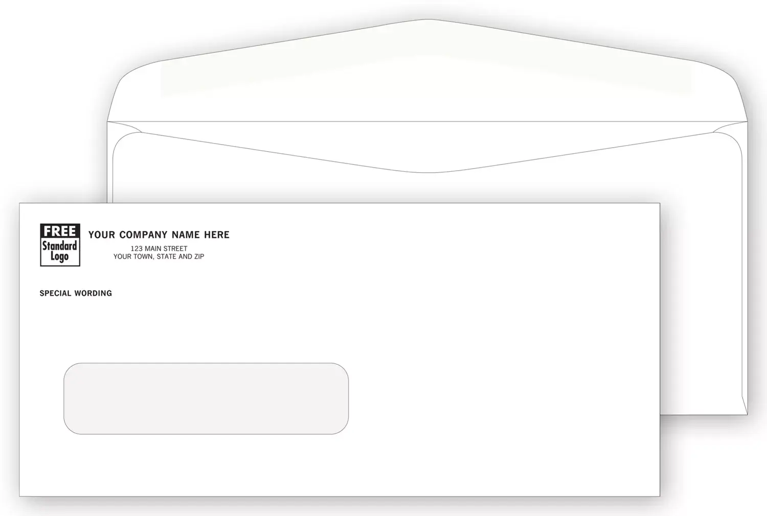 5036 - Custom One Window Envelopes