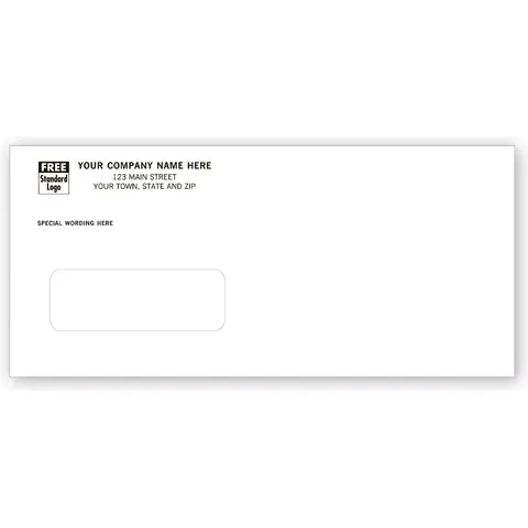 12051 - Custom Printed Window Envelopes, First-Class Mail