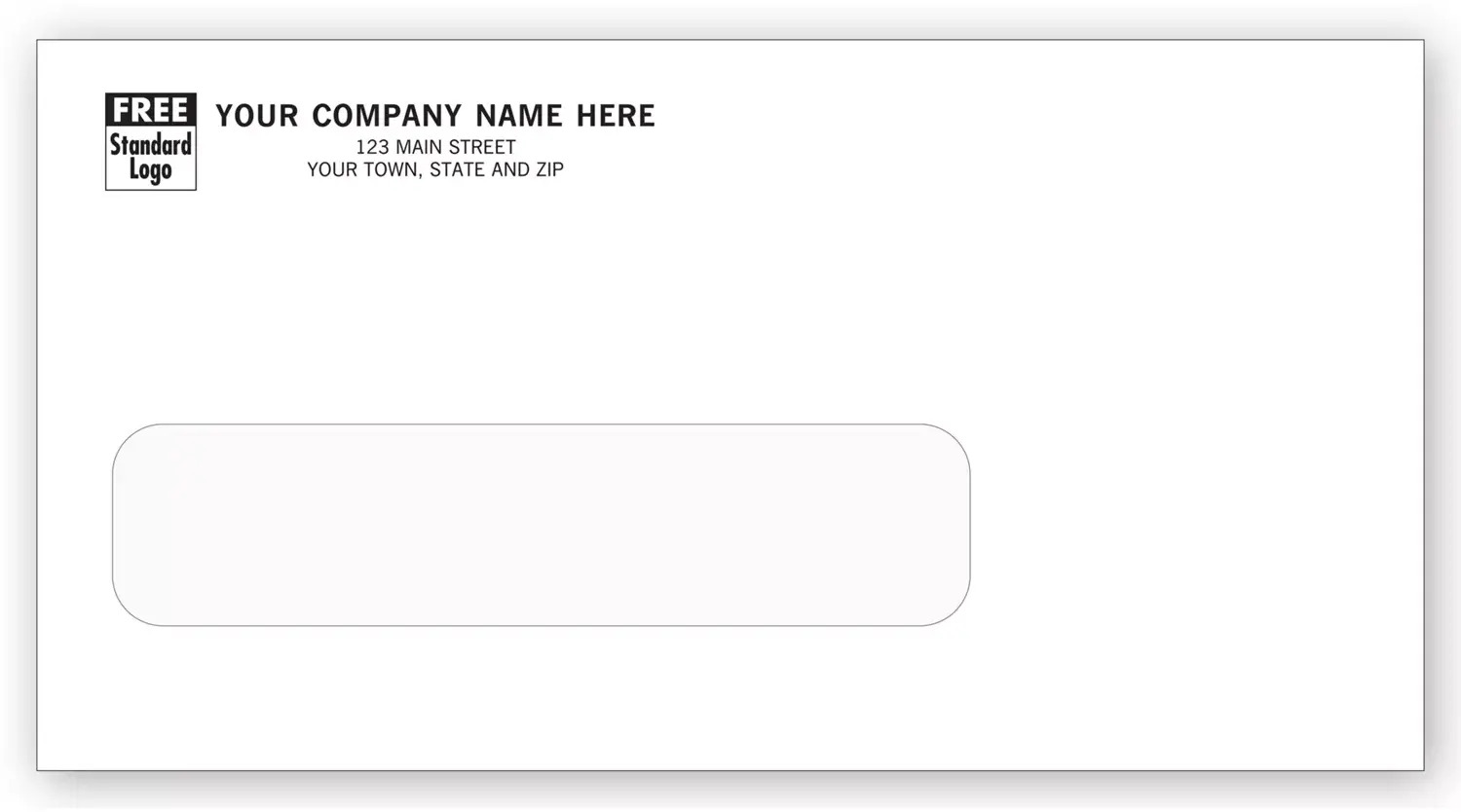 5026 - Small Window Envelopes with Logo