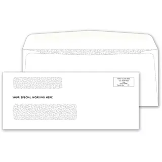 9380 - Confidential Envelopes with Two Windows